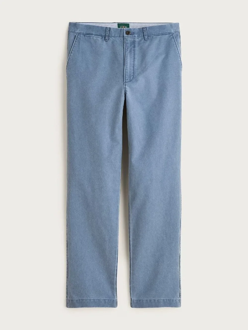 J. Crew Broken in Straight pigment dyed chino pant, blue, 34x32