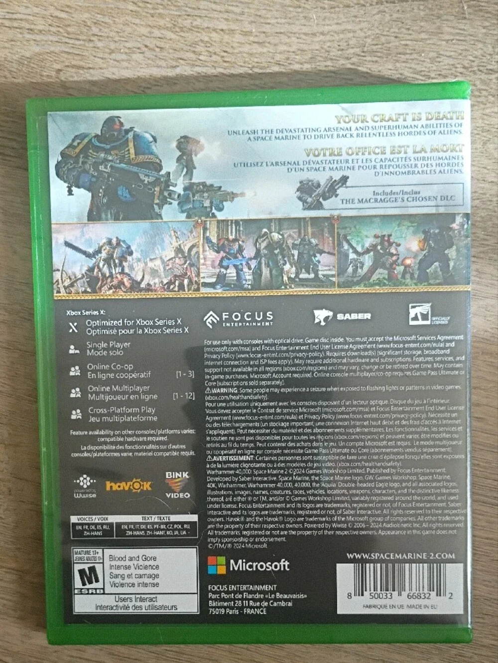 Series X Space Marine II (Green) - Warhammer 40,000