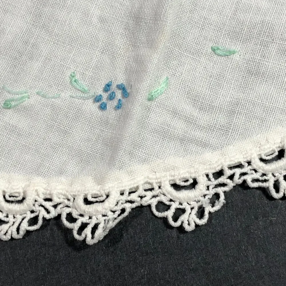 Vintage oval white
