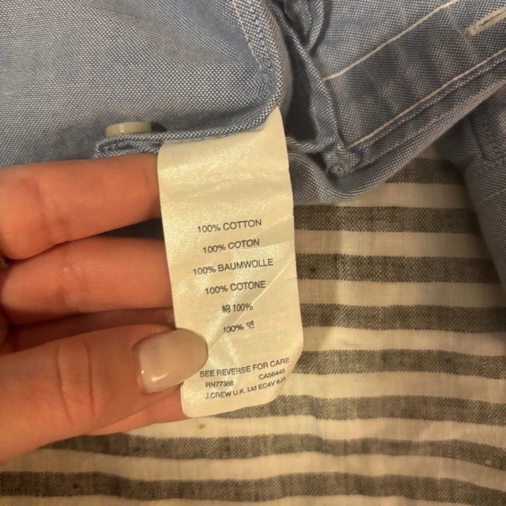 J. Crew reused oxford shown