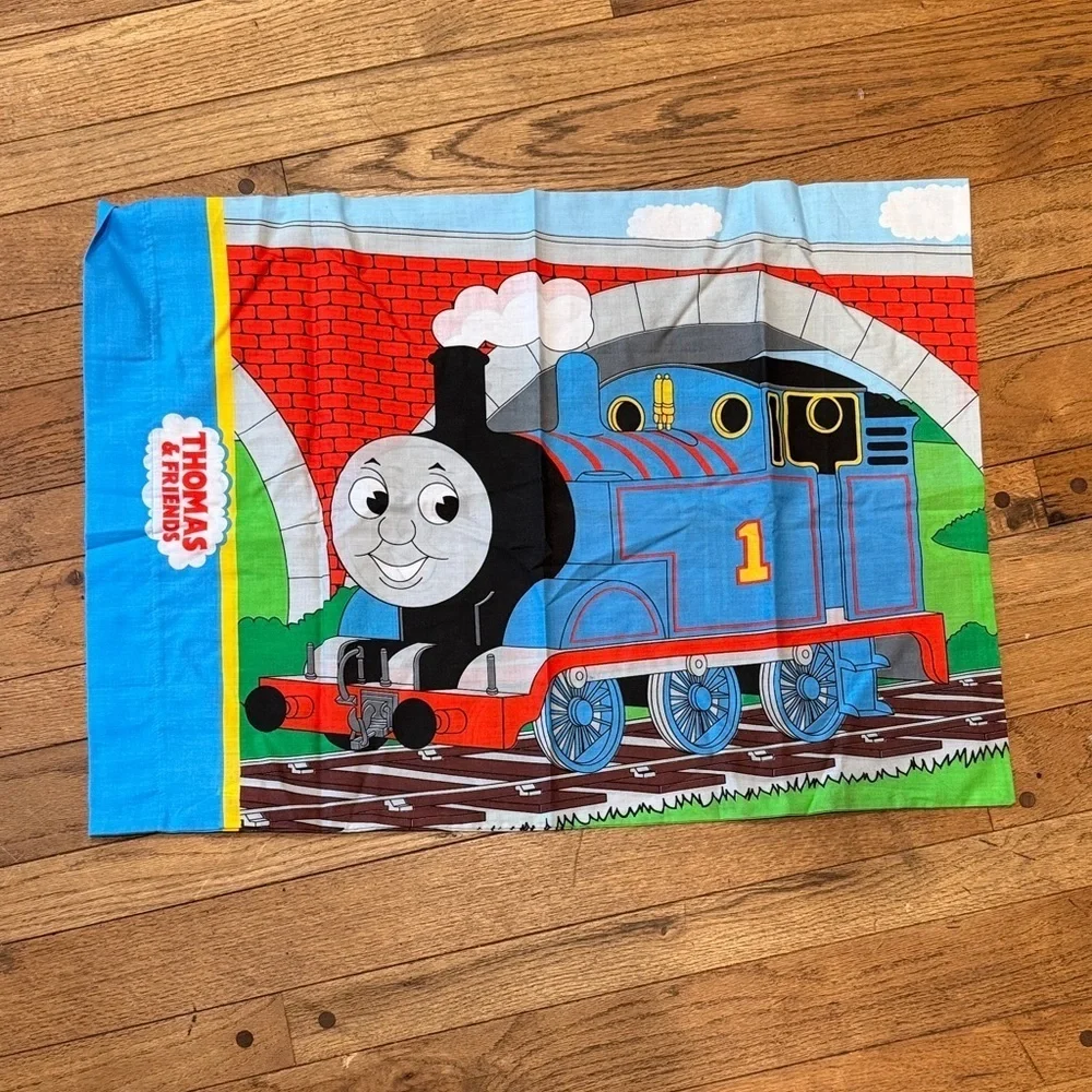 Thomas & Friends Blue and Red Vintage 2006 Pillowcase