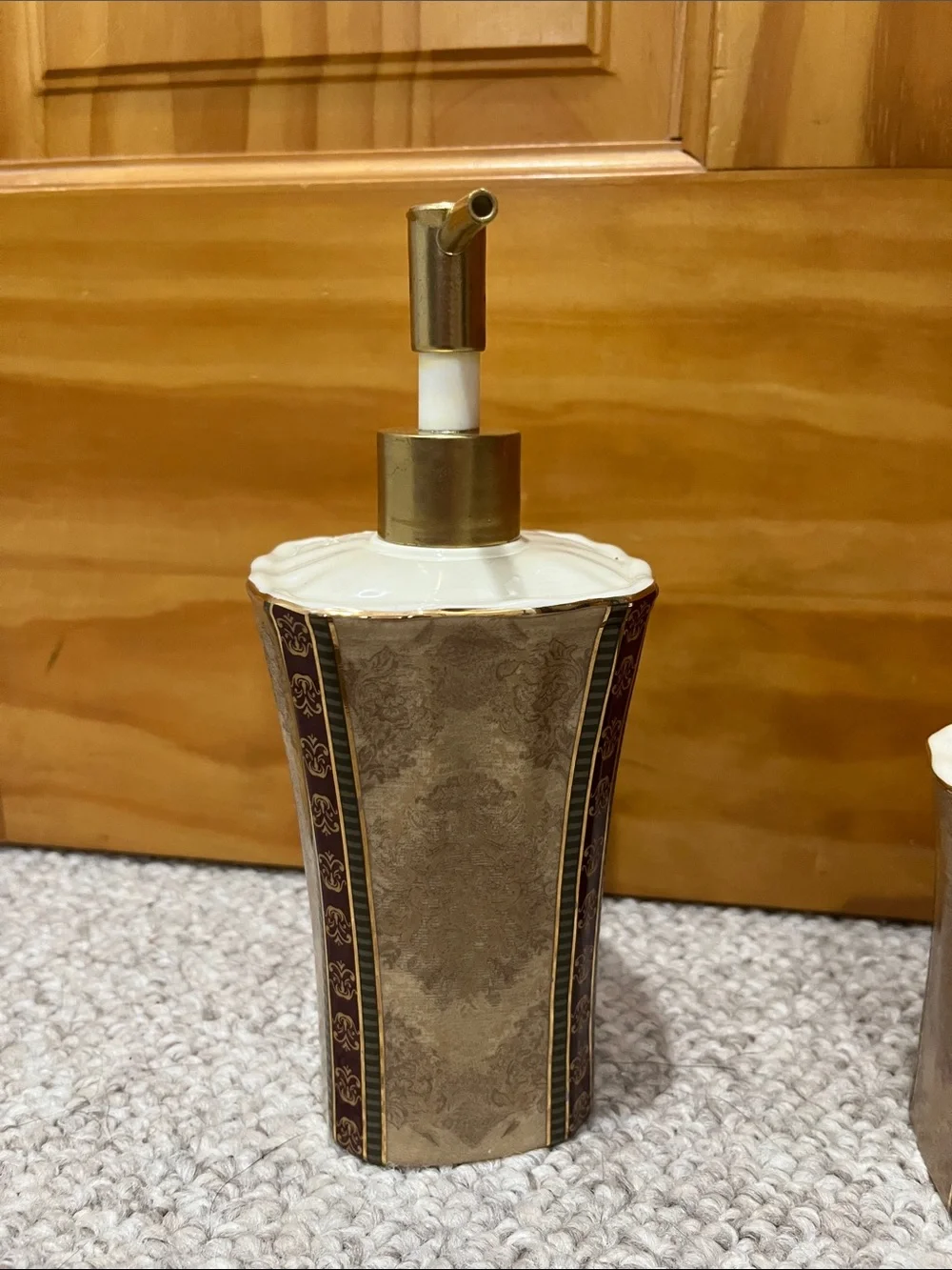Bathroom Toothbrush Holder & Soap/Lotion Dispenser