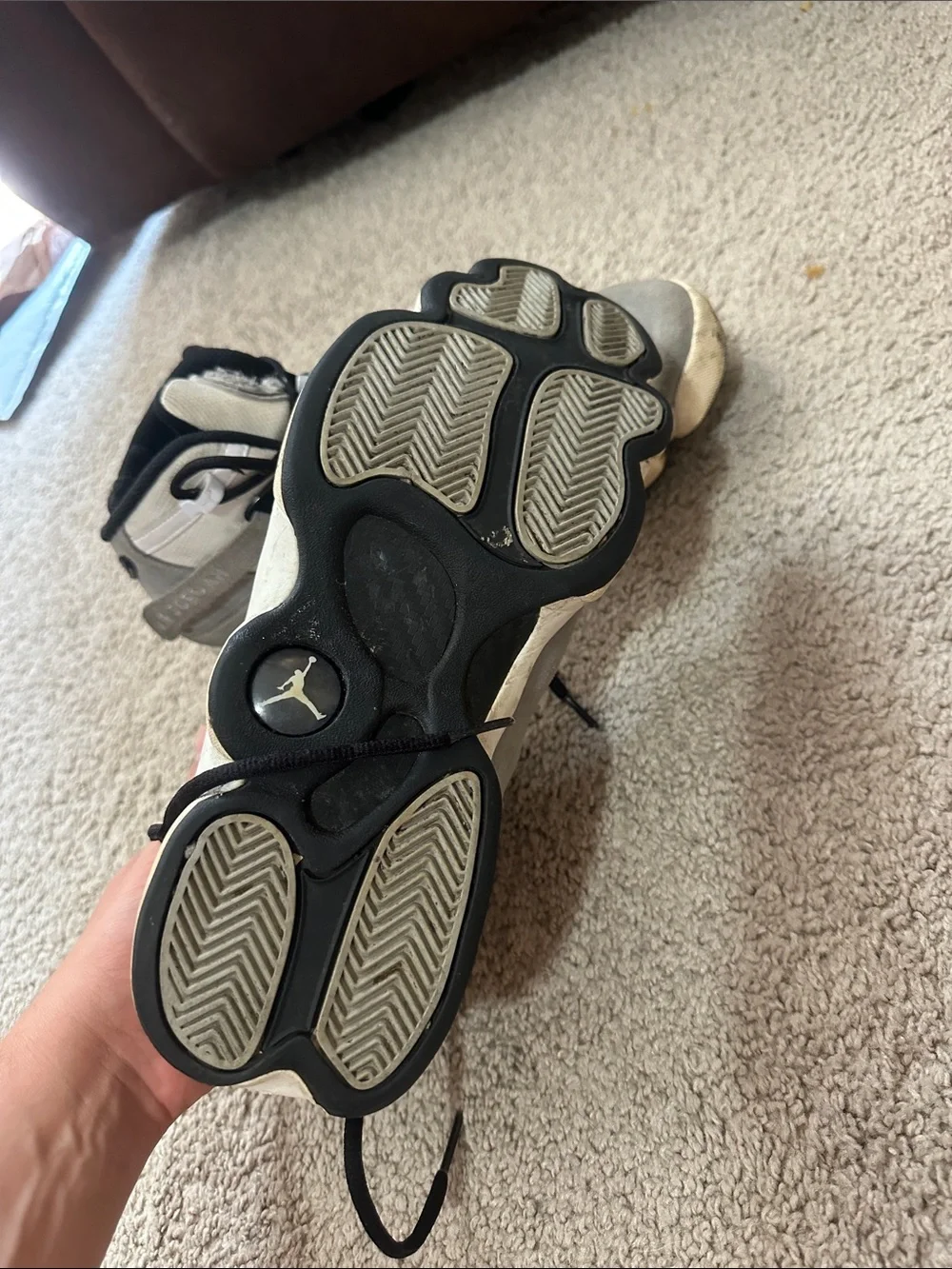 Jordan worn but