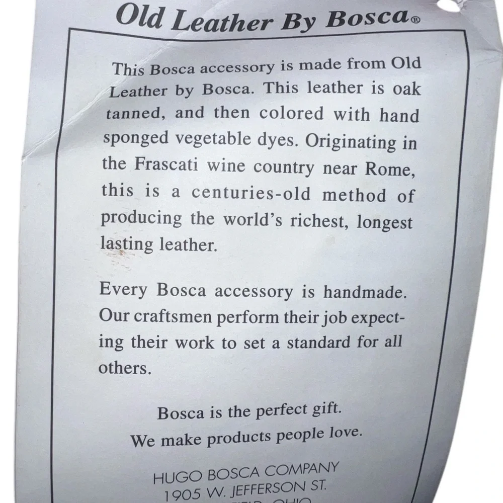 Bosca this vintage