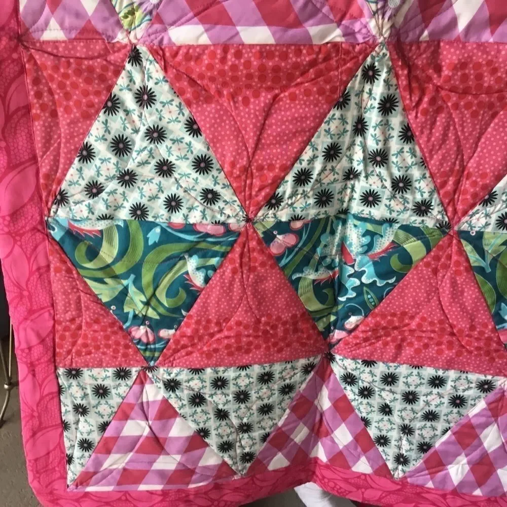 Hand Crafted vibrant triangle