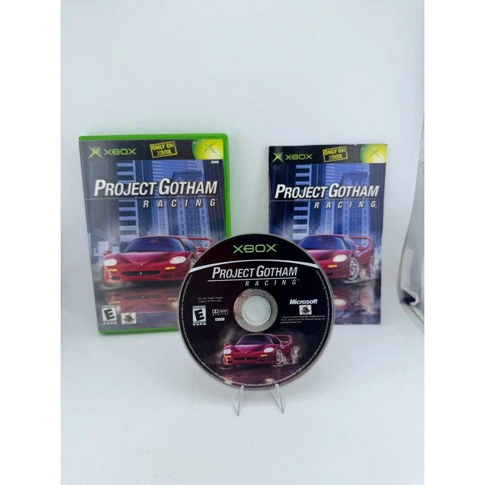 Project Gotham‎ Racing Microsoft Xbox 2001 Original OG Xbox CIB Manual Included
