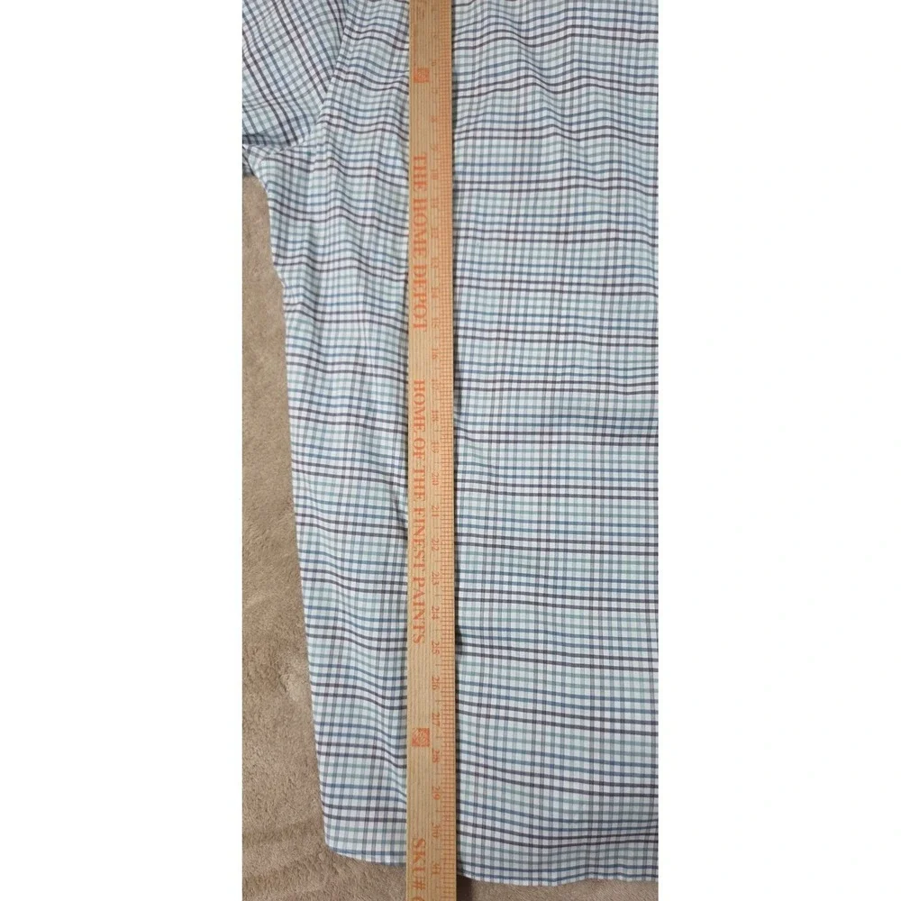 J. Crew Ludlow Dress Shirt men 16.5/35 Blue purple plaid Slim fit L/S AA834 NEW