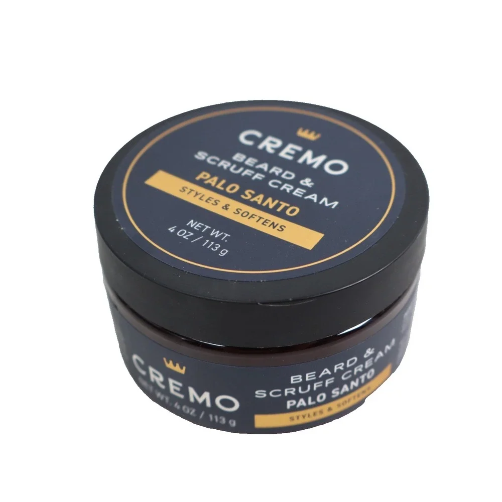 Cremo Beard & Scruff Cream, Palo Santo (Reserve Collection), 4 oz - Soothe Itch