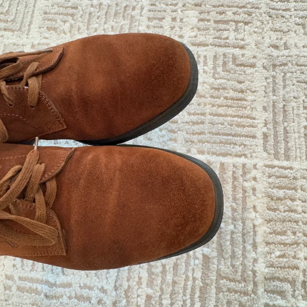 Tod's Men’s Derby Loafers‎ Suede Leather Lace up Size 7.5