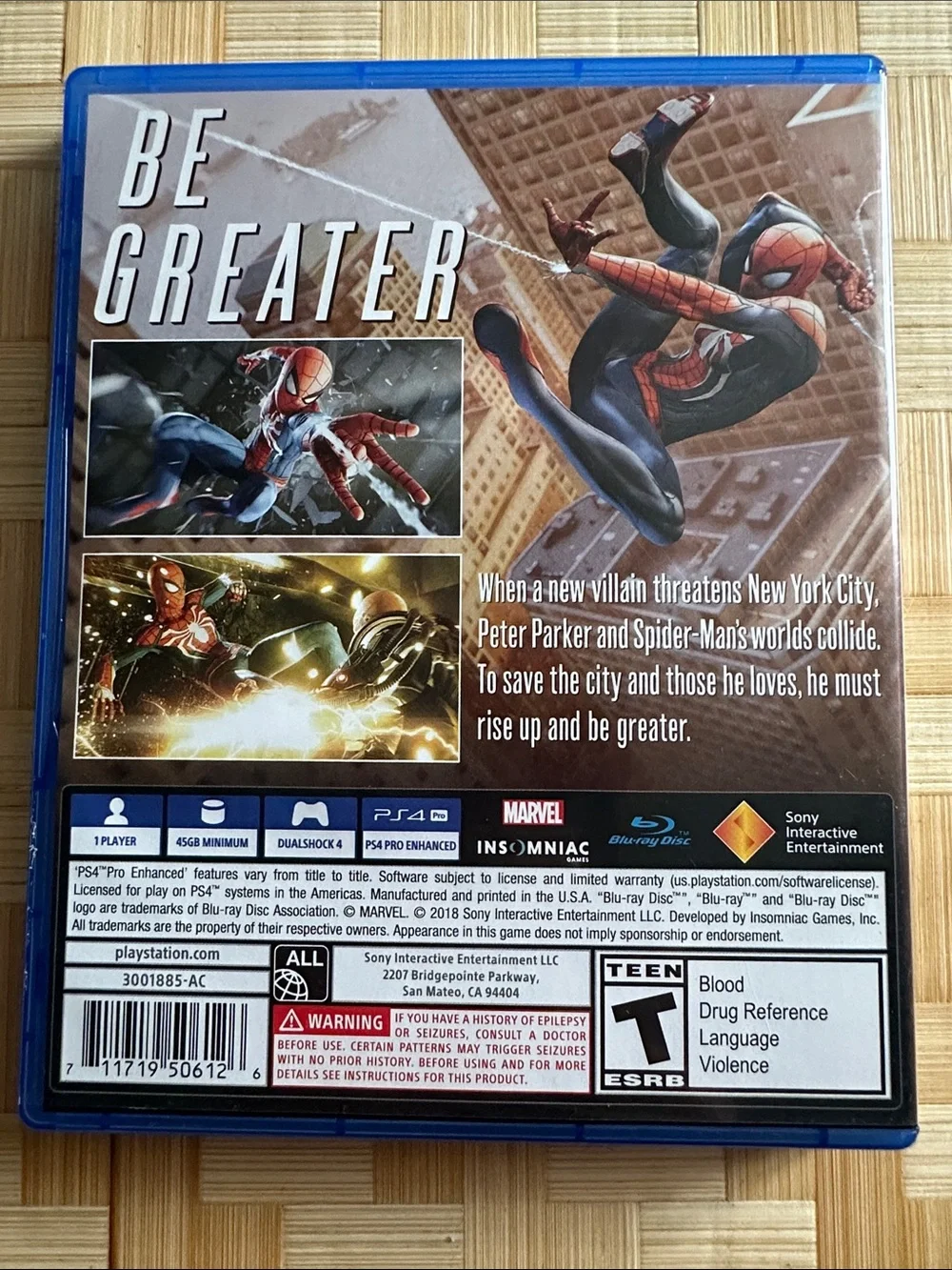 PS4 official marvel