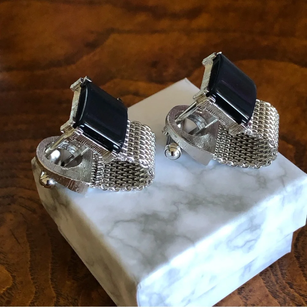 SWANK vintage hematite