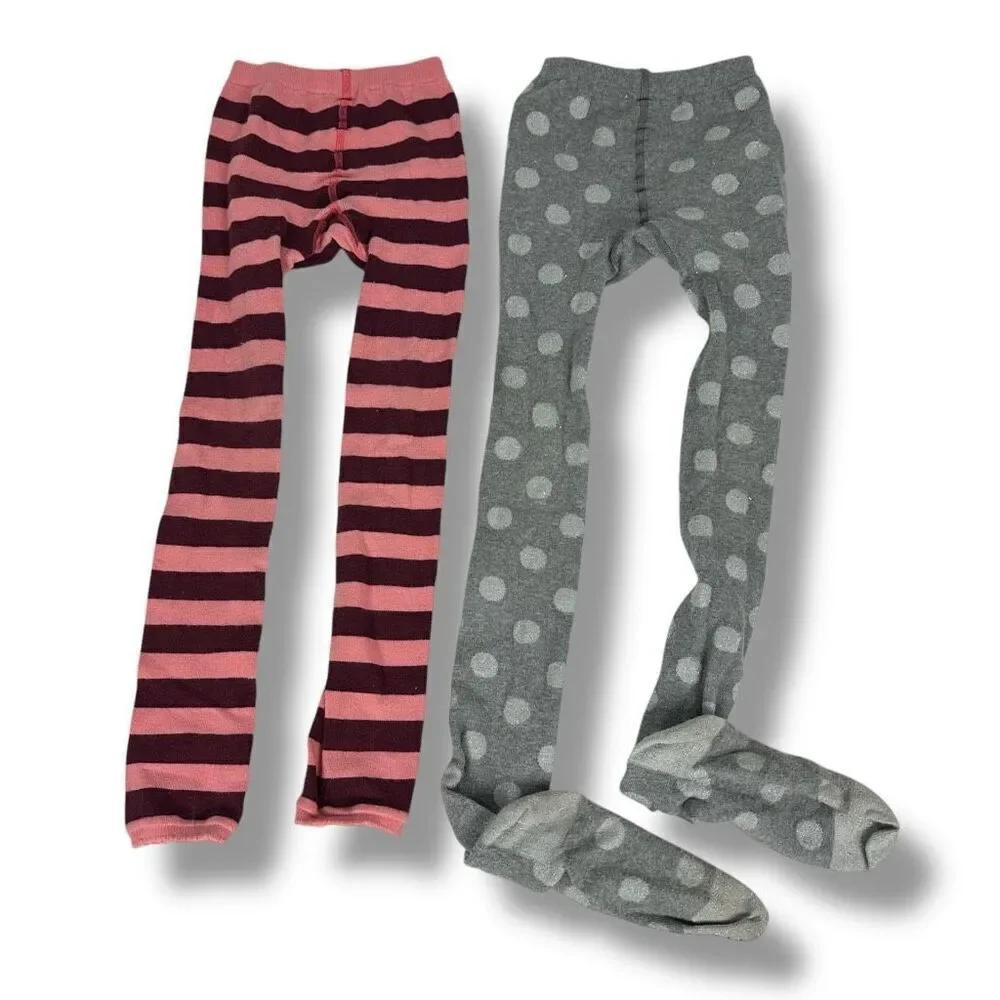 Hanna Andersson Girls Tights size 130-140 / 8-10 Bundle