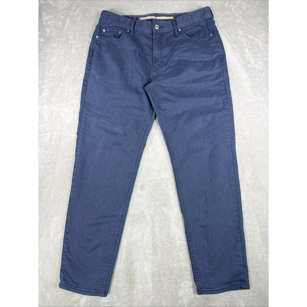 Banana Republic Travel Jeans Mens 34x30 * Blue Athletic Fit Pants Preppy Comfort