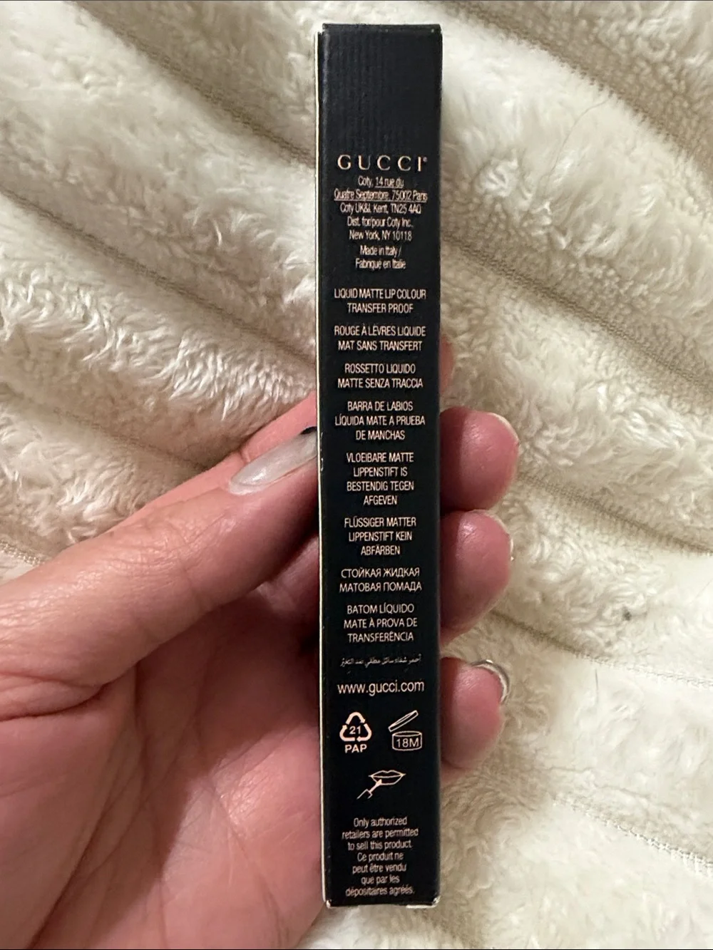 Gucci Rouge a Levres Liquide Matte Soft Liquid Lipstick - They Met in Argentina