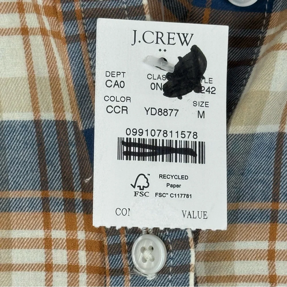 J. Crew crew plaid