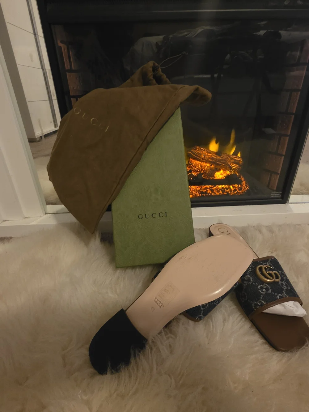 Gucci designer slide