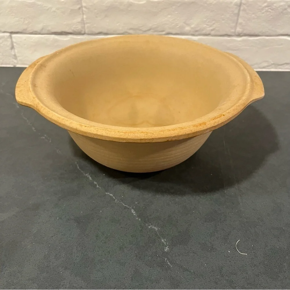 The Pampered Chef mini baking bowl stoneware vintage