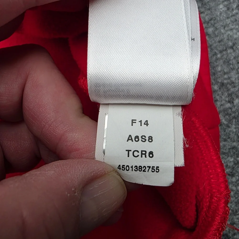The North Face Men's XL Hoodie Red Pullover‎ Sweatshirt Logo A6S8 Fall 2014