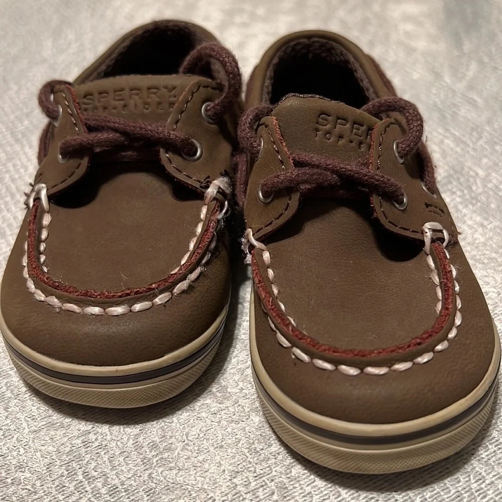 Sperry Kid's Infant Toddler Baby Intrepid Crib Jr Top Sider Size 3M