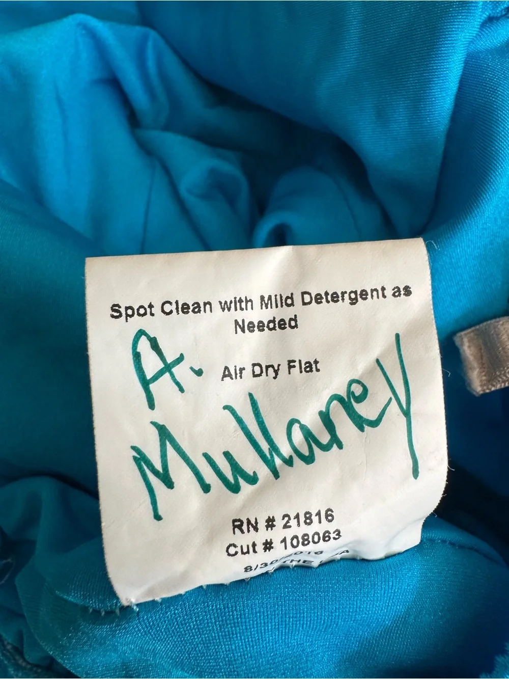 Costume Gallery bright blue