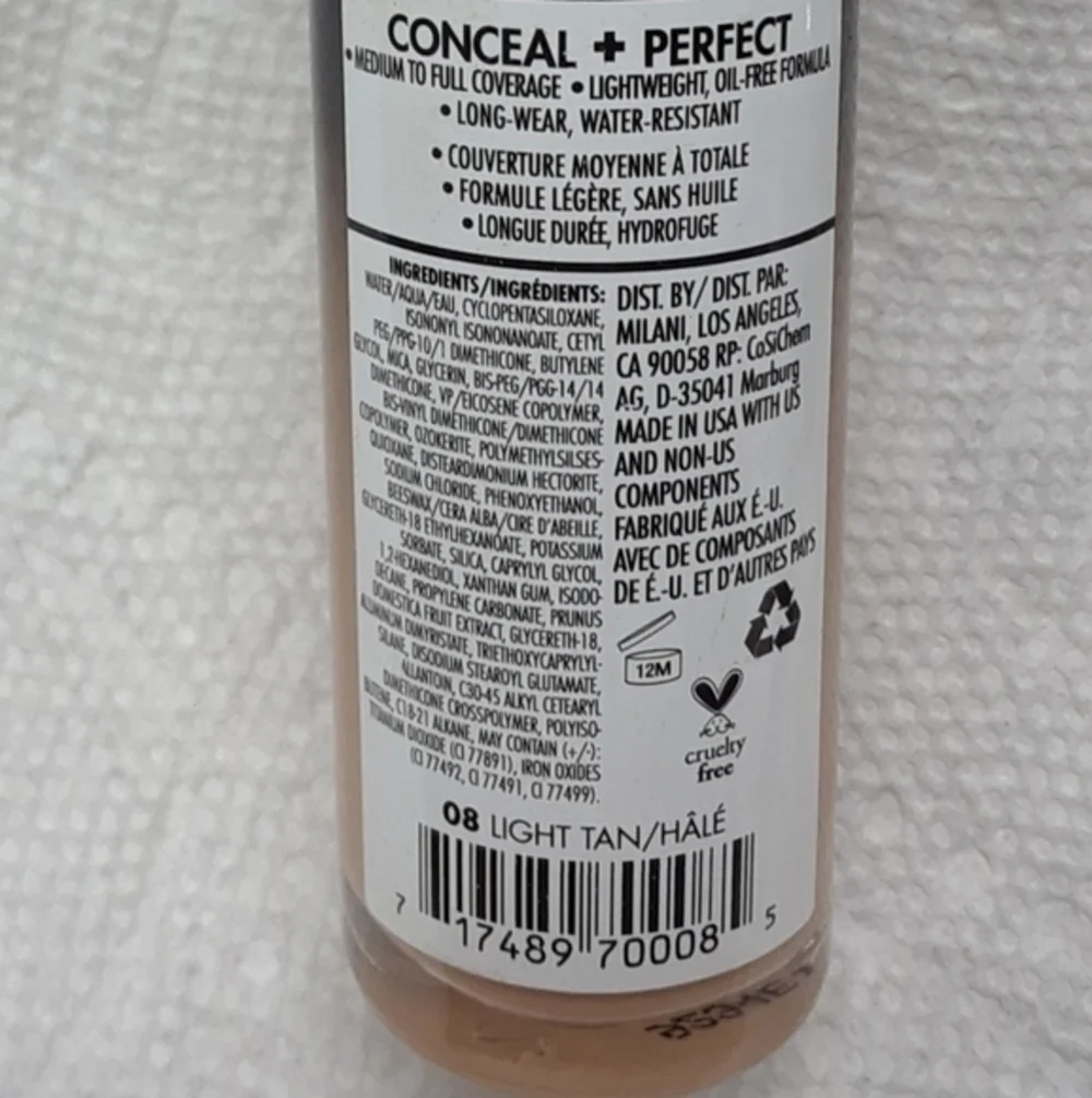 Milani conceal perfect