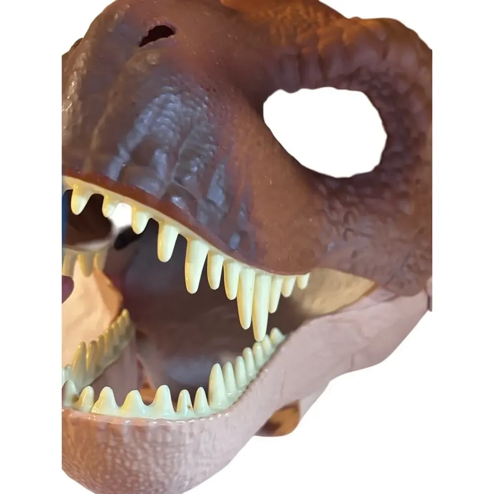 Jurassic World Tyrannosaurus Rex Chomp 'N Roar Mask Kids Toy Dinosaur Open Jaw!