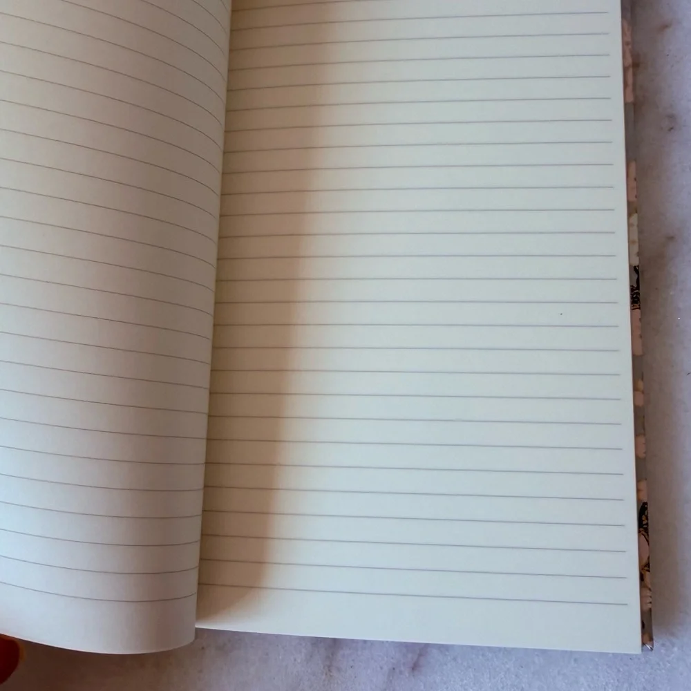Japanese  notebook or journal featuring a cherry blossom (Sakura) pattern