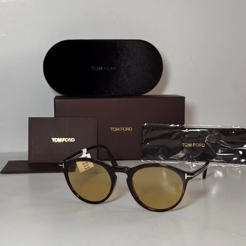 Tom Ford Aurele FT0904 52N Dark Havana Photochromic Sunglasses Men woman unisex