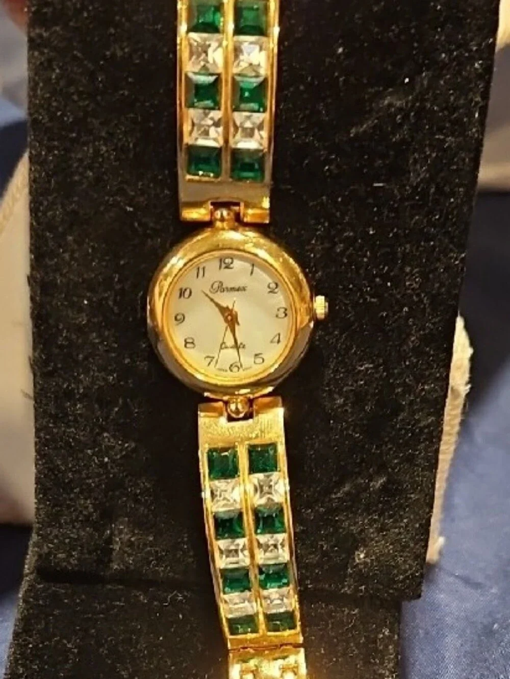 Parmex Gold-Tone Women’s Bracelet Watch