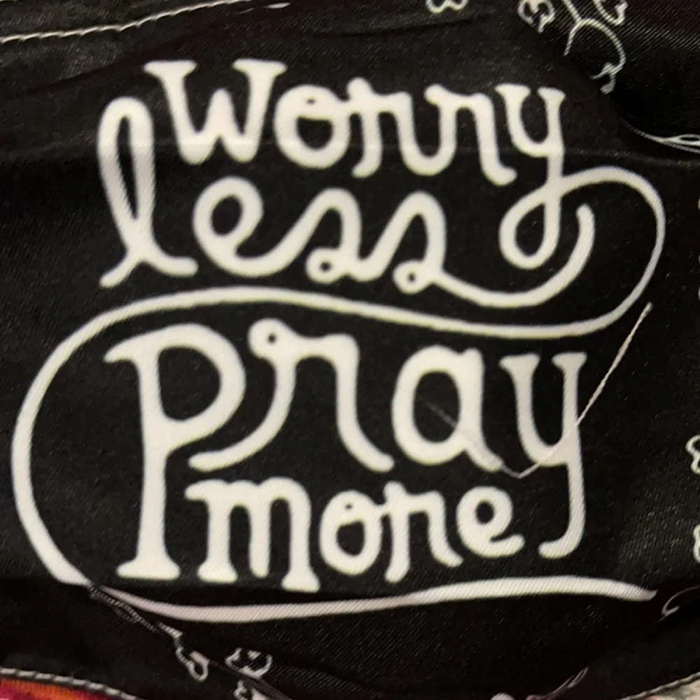 6/$20 New Worry less Pray more face mask