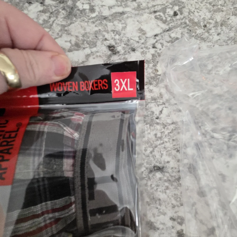 New Sealed 2 Packs Of Men's Assorted Woven Boxers 3pack. Sz 3x