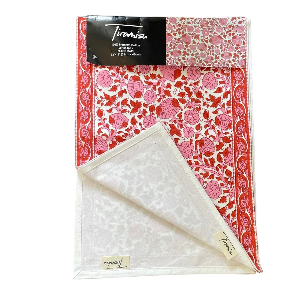TIRAMISU pink red
