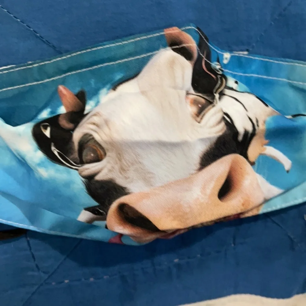 6/$20 New cow face mask