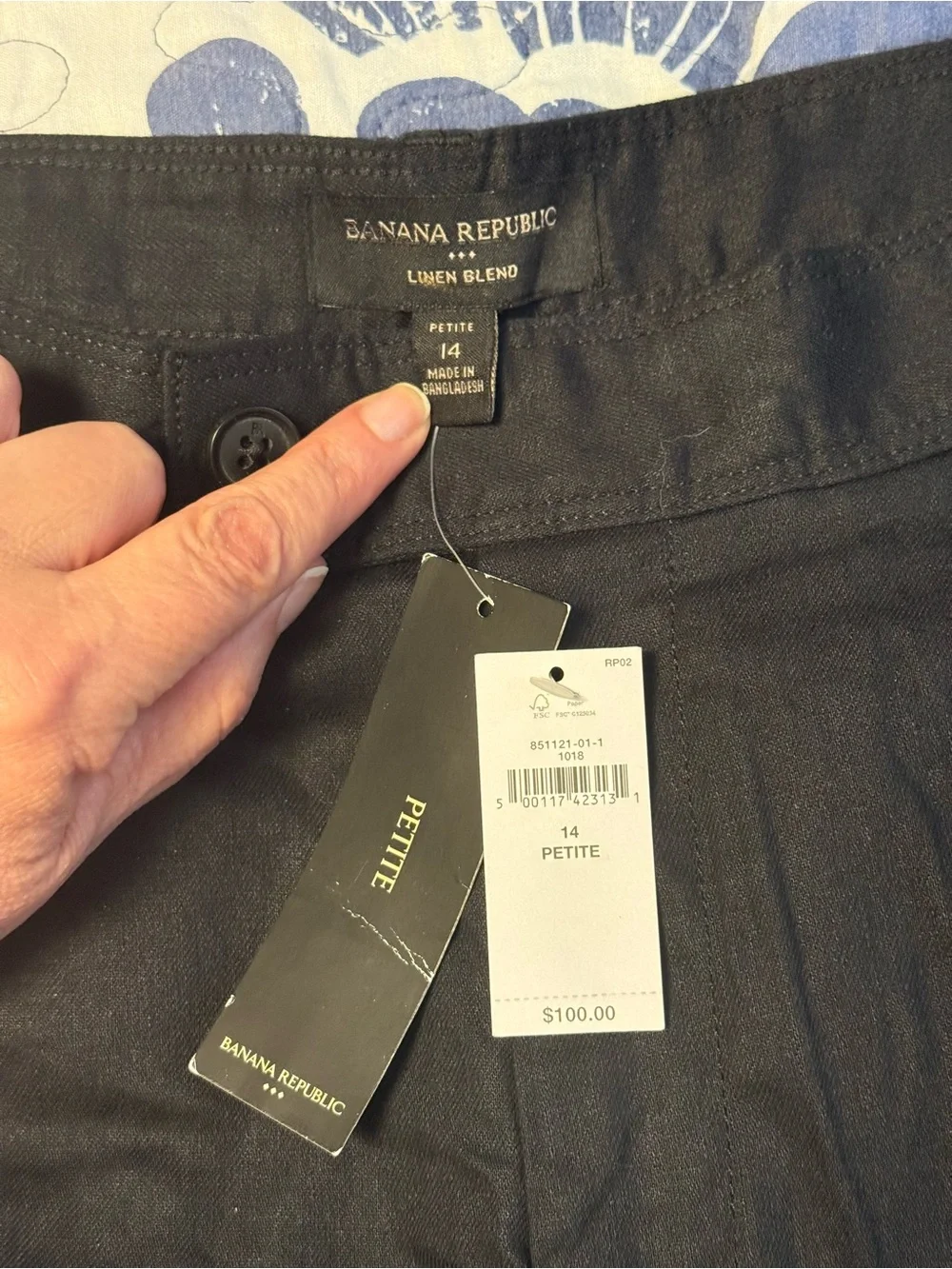 Banana Republic tailored pleats