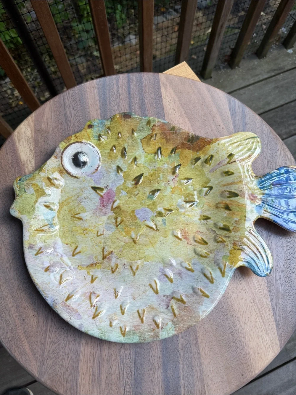 Pier 1 whimsical pufferfish
