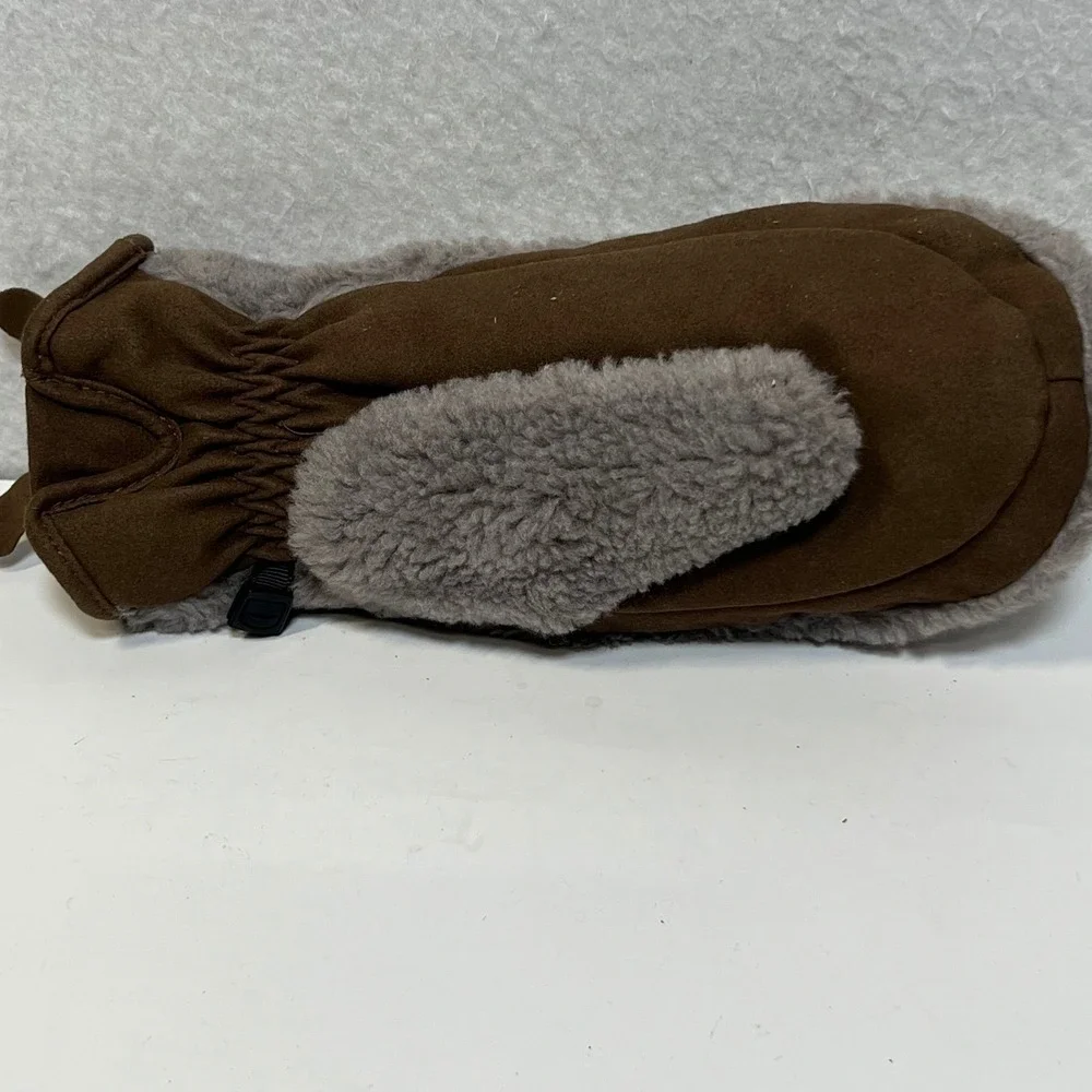 Carhartt‎ Womens Sherpa Lined Singel Mitten Brown Grey DRTSND Medium ONLY ONE