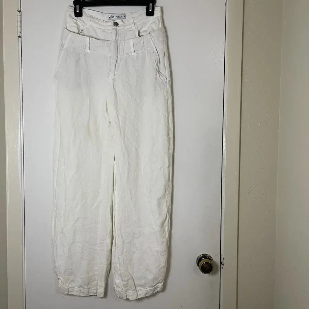 Zara double waistband