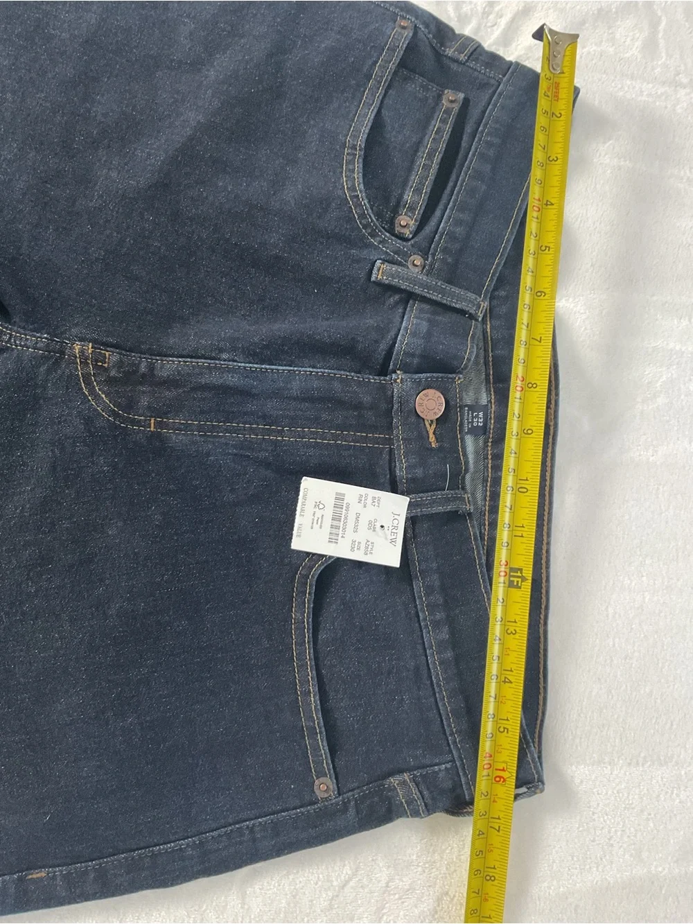 J. Crew comfort denim size