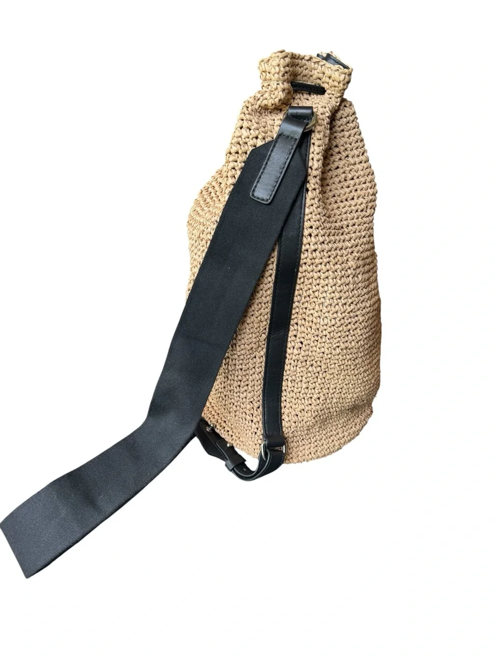 Massimo Dutti woven straw