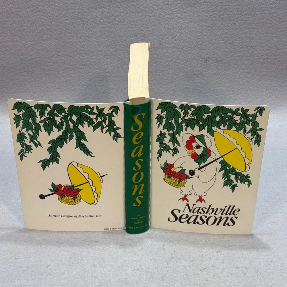 Vintage 1984 Nashville Seasons Junior League Tennessee Cookbook 20th Anniv