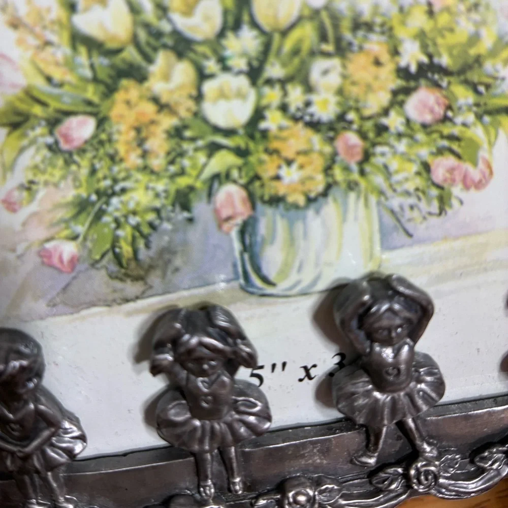 Pewter Pucture Frame frame 5x3 that