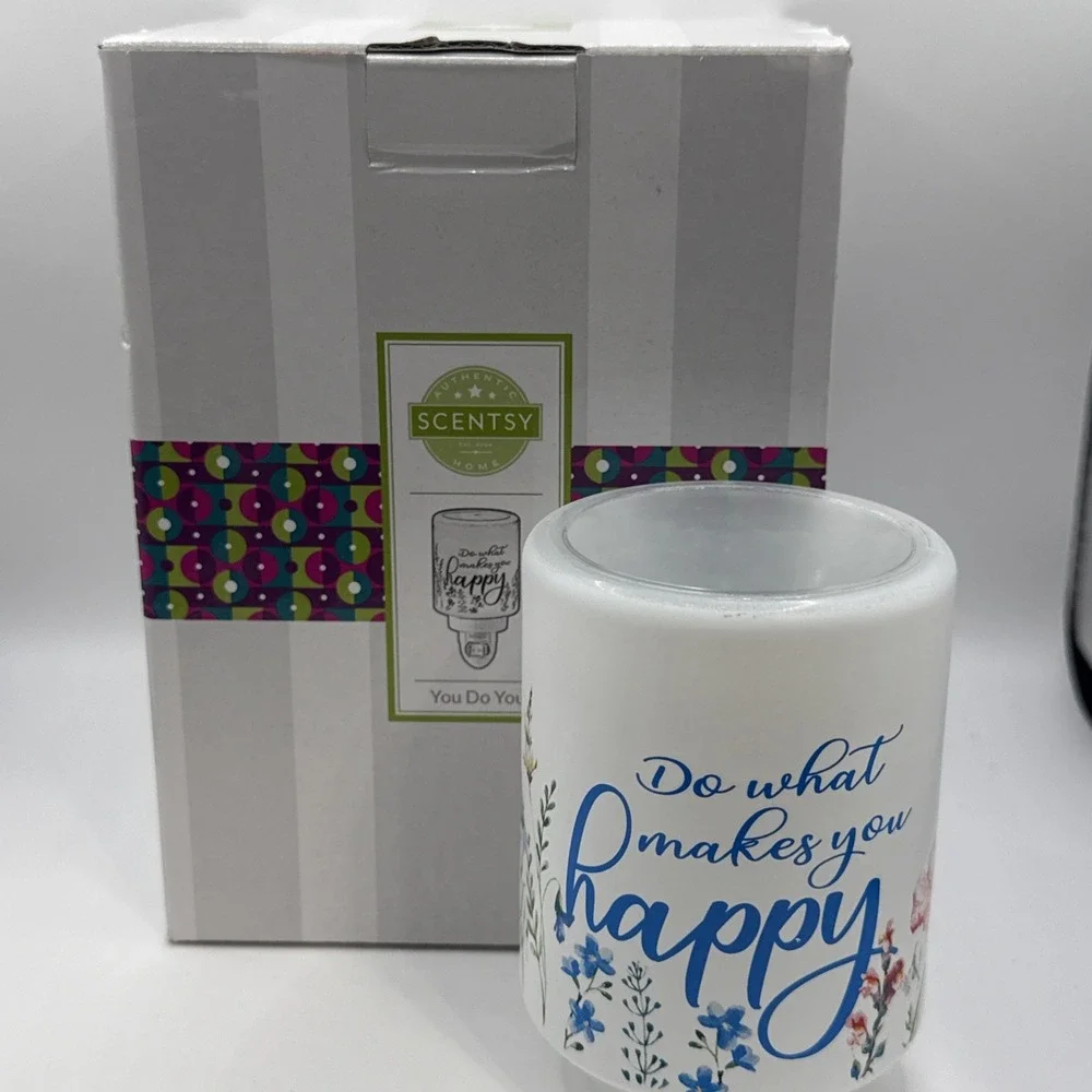 Scentsy You Do You Do What Makes You Happy Mini Wax Warmer Brand New In Box