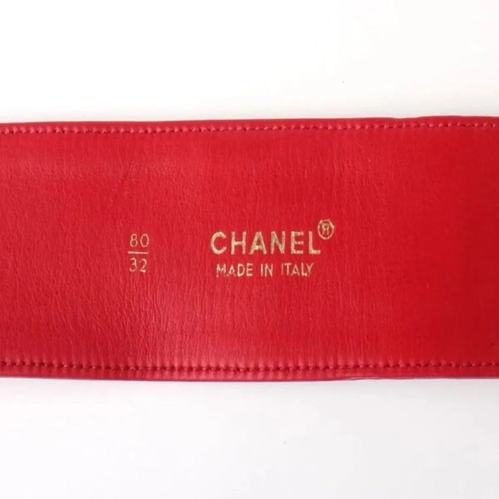 CHANEL authentic red