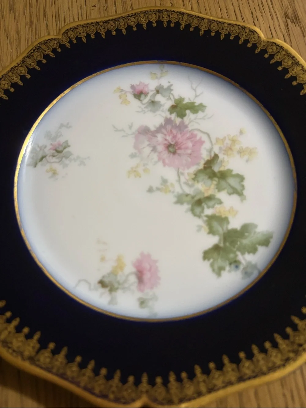 Limoges porcelain dessert