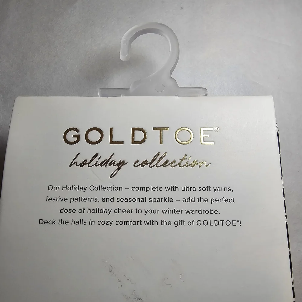 2 Packages GOLD TOE Holiday & Lodge Collection Socks SIZE 6-9 (5 Pair Total)