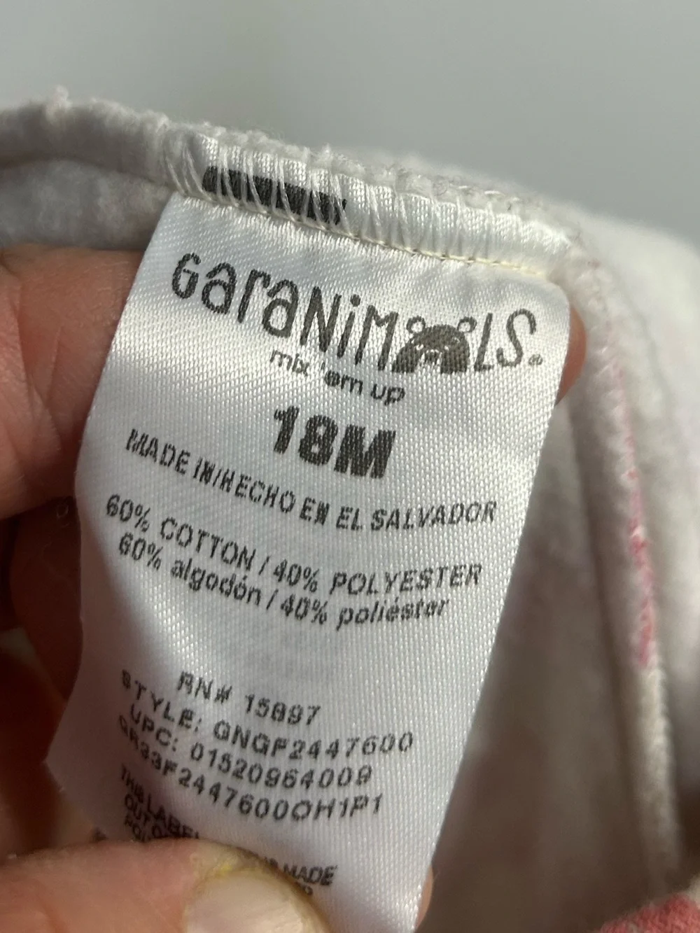 Garanimals bundle listings