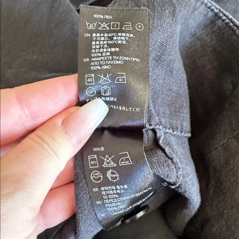 H&M charcoal gray