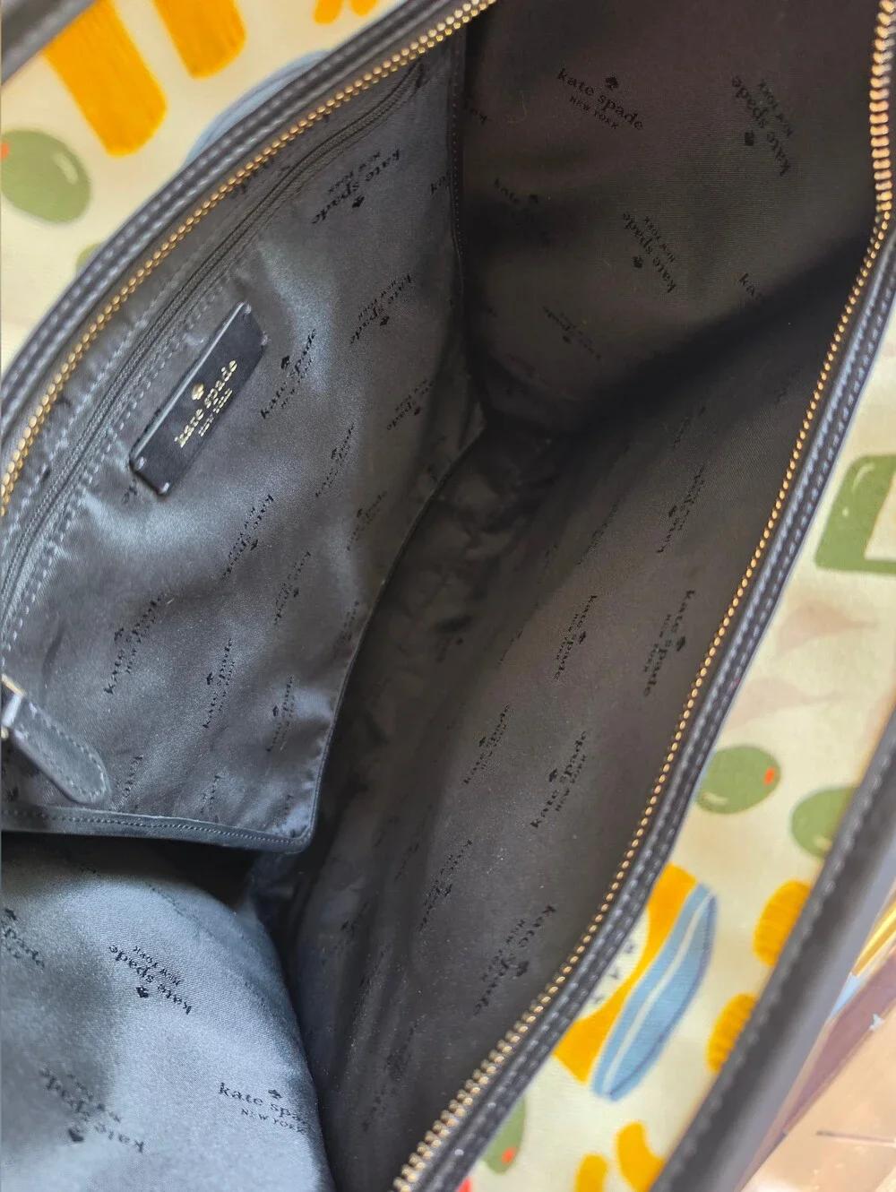 kate spade canvas tote