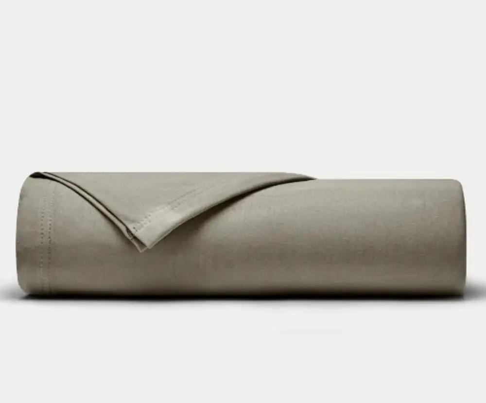 Cozy Earth - Bamboo Jersey Flat Sheet- King - Stone
