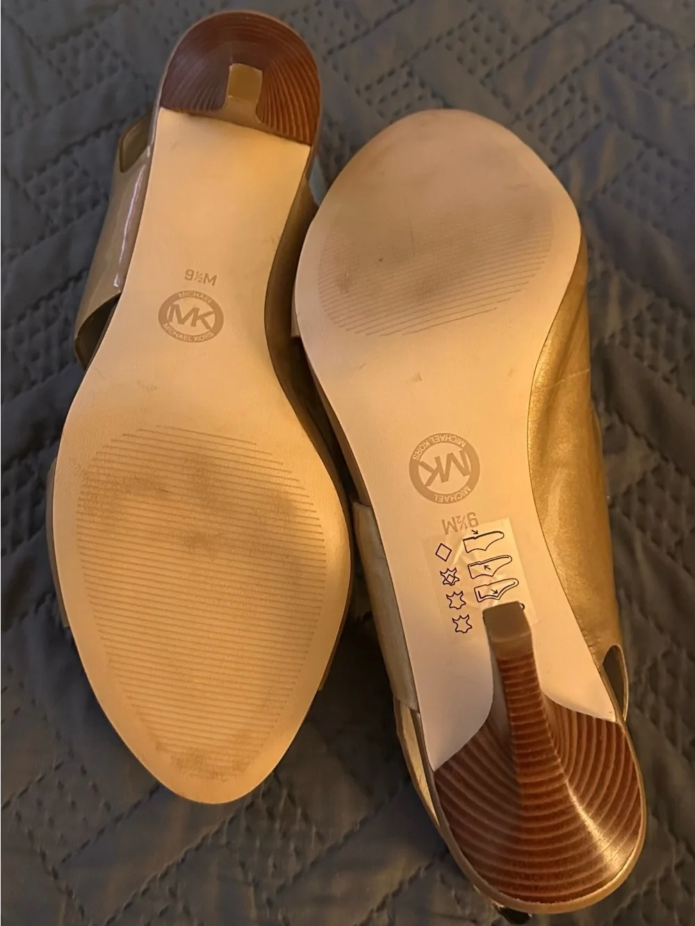 Michael Kors shiny metallic